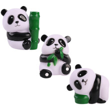 3Stk Panda Form Drück Spielzeug Tragbar Für Stressabbau