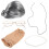 1 Set Damen Kostüm Großmutter Bühnenperformance Requisiten 7