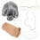 1 Set Damen Kostüm Großmutter Bühnenperformance Requisiten 4