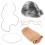 1 Set Damen Kostüm Großmutter Bühnenperformance Requisiten 10