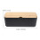 Black Cable Management Box Mit Holzdeckel 10