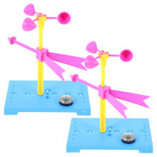 2 Sets Selberbau Windmesser Windmessspielzeug Für Kinder