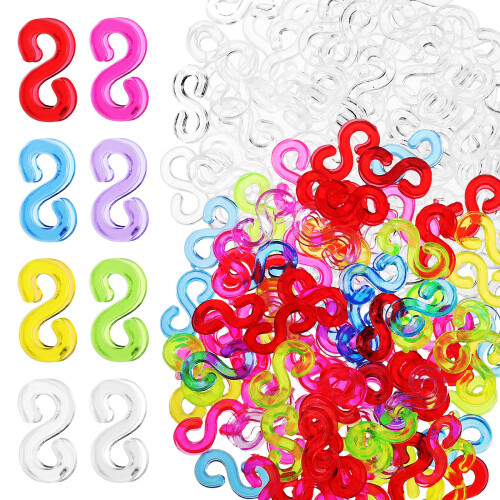 40 Loom Gummiband S Clips Armbandschließen Verschlüsse 1
