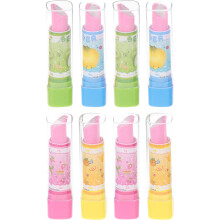 8Stk. Lippenstiftform Bleistiftradierer Obstmuster Geschenk Für Kinder