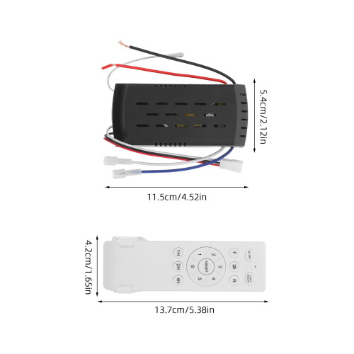 Universal Deckenventilator Set Mit Lichtsteuerung Drahtlos 2