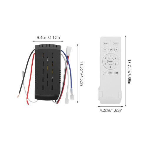 Universal Deckenventilator Set Mit Lichtsteuerung Drahtlos 1