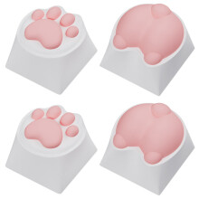 4St Cat Paw Tastenkappen Für Mechanische Tastatur Gaming