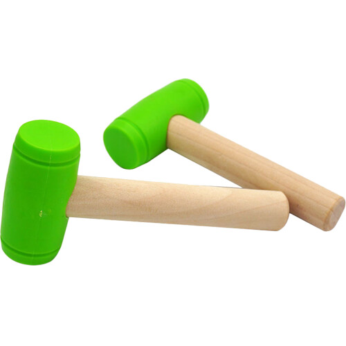 2Stk. Spielzeughammer Aus Holz, Simulation Für Kinder 2