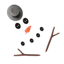2 Set Schneemann Zubehör 10 Teile Pro Set Für Indoor Und Outdoor