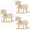 3 Sets Holzpuzzle Bausatz 3D Modellbau Für Kinder 5