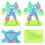2Sets Educatief Draaimolen Speelgoed Kind Plastic Zelfmontage 10