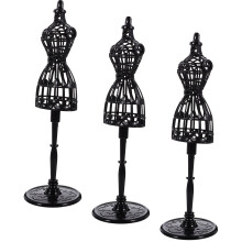 3Stk Puppen Mannequin Modell Kleidungsständer Hohler Display Halter