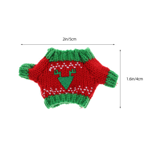 Mini Puppenpullover Selbermachen Kleidung Miniaturpullover 1