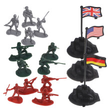 300Stk Spielzeug-Soldat Sandtisch-Modell Für Diy Mikro-Landschaft