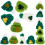 25 Teile Mini Strickmützen Bastelzubehör Für Saint-Patrick-Tag 9