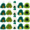 25 Teile Mini Strickmützen Bastelzubehör Für Saint-Patrick-Tag 2