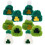 25 Teile Mini Strickmützen Bastelzubehör Für Saint-Patrick-Tag 10