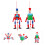 2Stk Holz Marionette Handgefertigte Figur Chic Deko 4