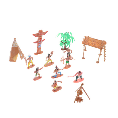 1 Set Simulation Primitive Menschliche Figuren Szenen Requisiten