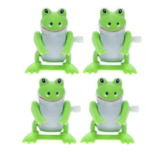 4Stk Aufzieh Hüpfende Frosch Tierfiguren Für Kinder Party Deko