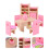 Mini House Dining Set Table Chair Display Unit Vase Wooden 5