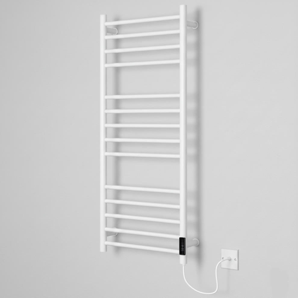 (400Mm) Larne White Dry Electric Towel Rails 5065000317225