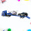 Pull Back Projekt Auto Legierungsmodell Blau Polizei Abschleppwagen 9