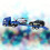 Pull Back Projekt Auto Legierungsmodell Blau Polizei Abschleppwagen 8