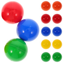 50 Stk. Lotteriebälle Kunststoff Partyaktivität Verlosungsbälle