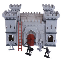 1 Set Szene-Layout Modell Burg Mit Und Soldaten