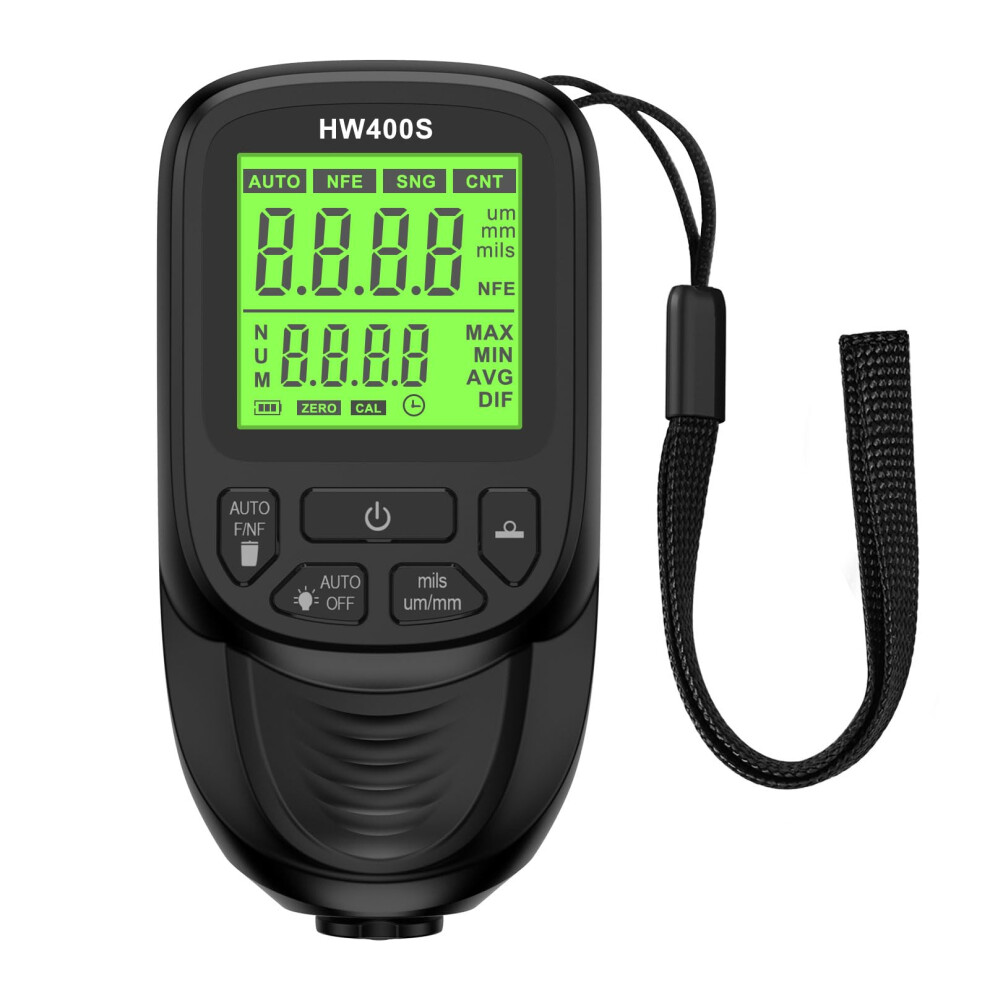 Digital Coating Thickness Gauges, Paint Thickness Meter For Automotive Paint, 02000 Micrometers, Handheld 9323874265933