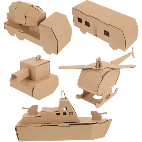 5 Unidades 3D Helicóptero Juguete Montaje 1