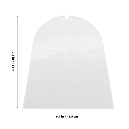 3 Unidades Bolsa Transparente Forma Para 1