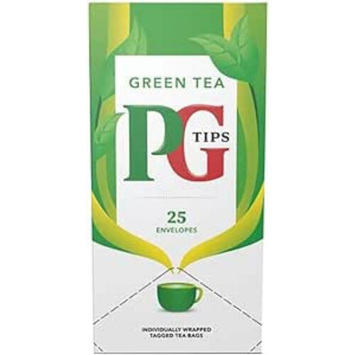 PG Tips PG Tips Pure Green Envelope Tea Bags (Pack of 25) 2