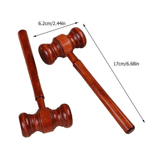 3 Unidades Martillo De Madera Juguete Para Golpear 1