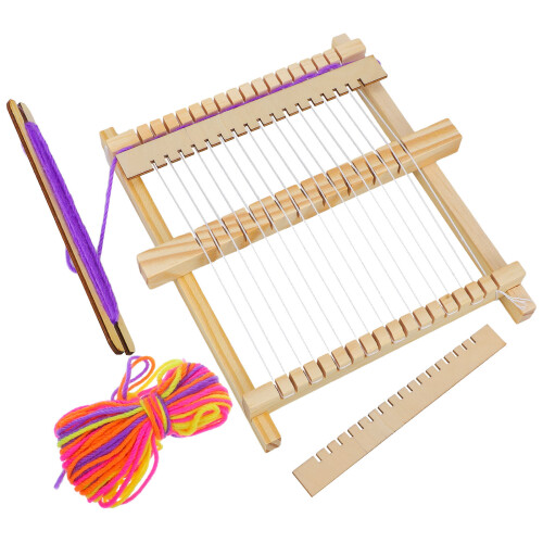 De Tejer Manual Para Niños, Educativo De Madera