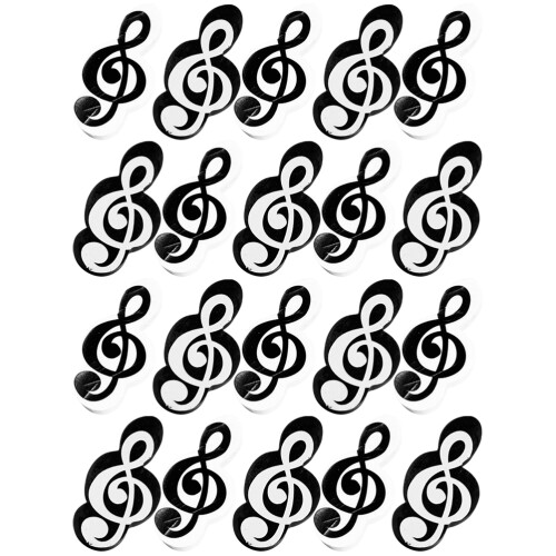 20 Unidades Forma De Nota Musical Para
