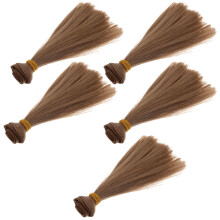 5 Unidades De Cabello Para Muñecas Manualidades Diy
