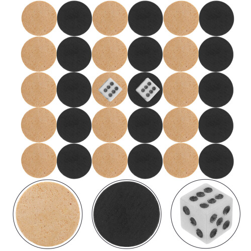 De Piezas Madera Para Backgammon Damas 2