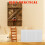 2 Unidades Mini Muebles Para Casas De Muñecas Con Paneles Decorativos 4