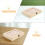 2Stk Unfertige Holzbox Diy Schmuckaufbewahrung Mit Fächern 8