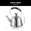 Hervidor Acero Inoxidable con Silbato y 2