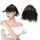 Curly Ponytail Béisbol Mujer Sintética 11