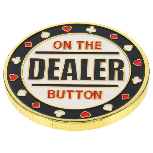 Botón De Crupier Metal Para Poker Accesorio