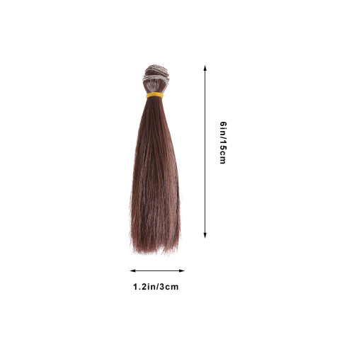 5 Unidades 15 Cm Peluca Resistente Para Muñecas 1
