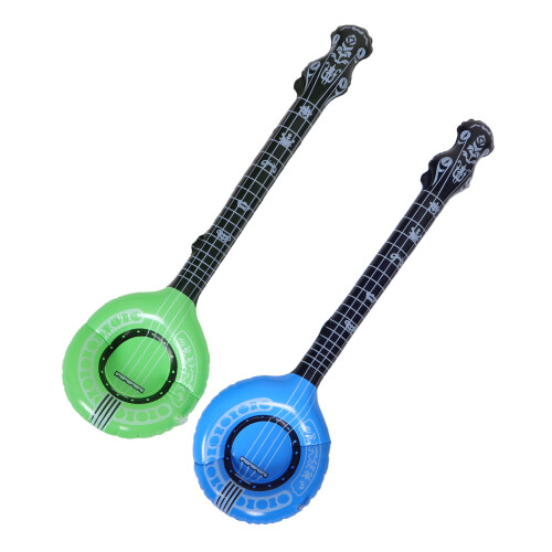 2 Pièces Gonflables Instrument De Banjo Et Couleurs