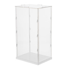 1 Caja De Exposición Acrílico Transparente Para