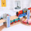Juego De Rieles Madera Para Trenes Con Doble 9