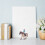 De Caballo De Plástico Con Jinete Decorativa Para 5