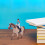 De Caballo De Plástico Con Jinete Decorativa Para 6
